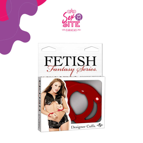 Fetish Designer Cuffs Red