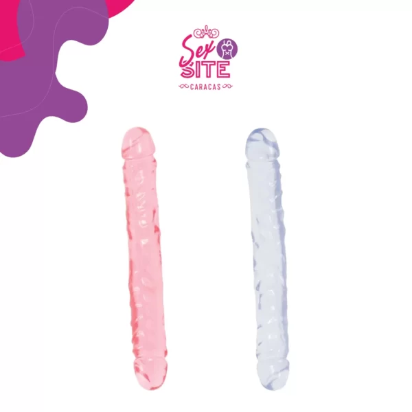 Crystal Jellies Jr. Double Dong 12 inch