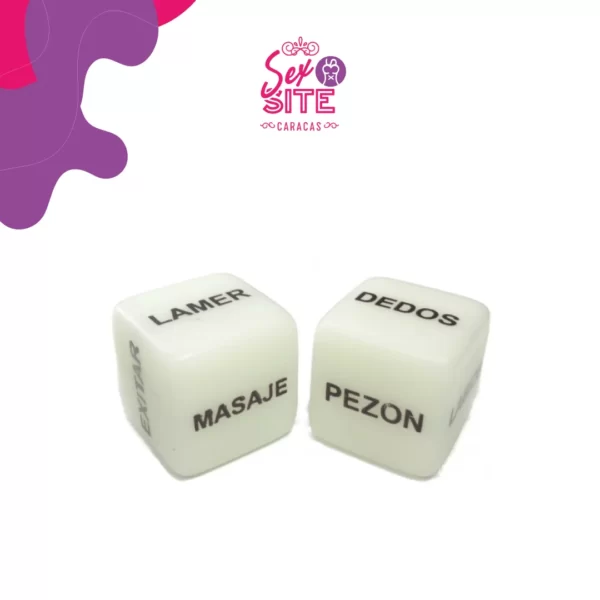 Erotic foreplay dice glow in dark