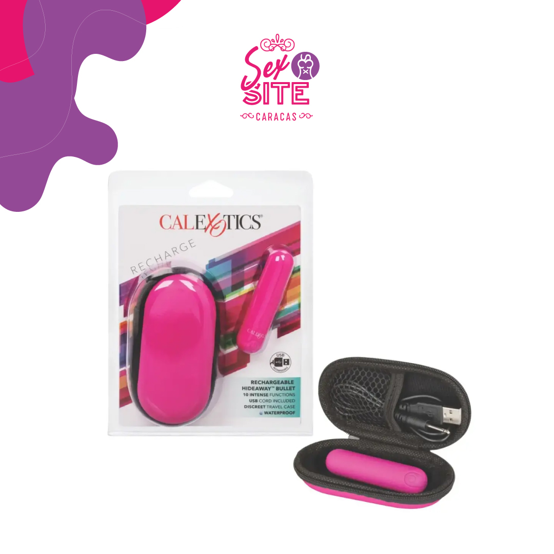 Bala Vibradora Recargable CalExotics Hideaway Bullet