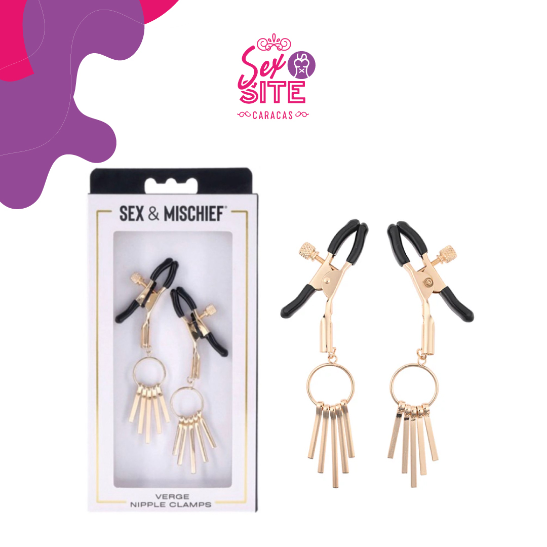 Pinzas Para Pezones Con Colgantes Sex & Mischief