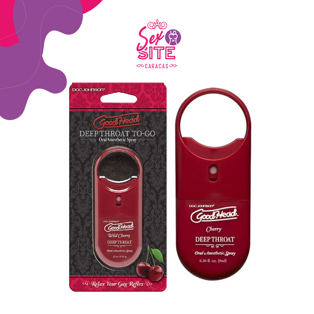 Doc Johnson Spray para Adormecer la Garganta (Cereza)