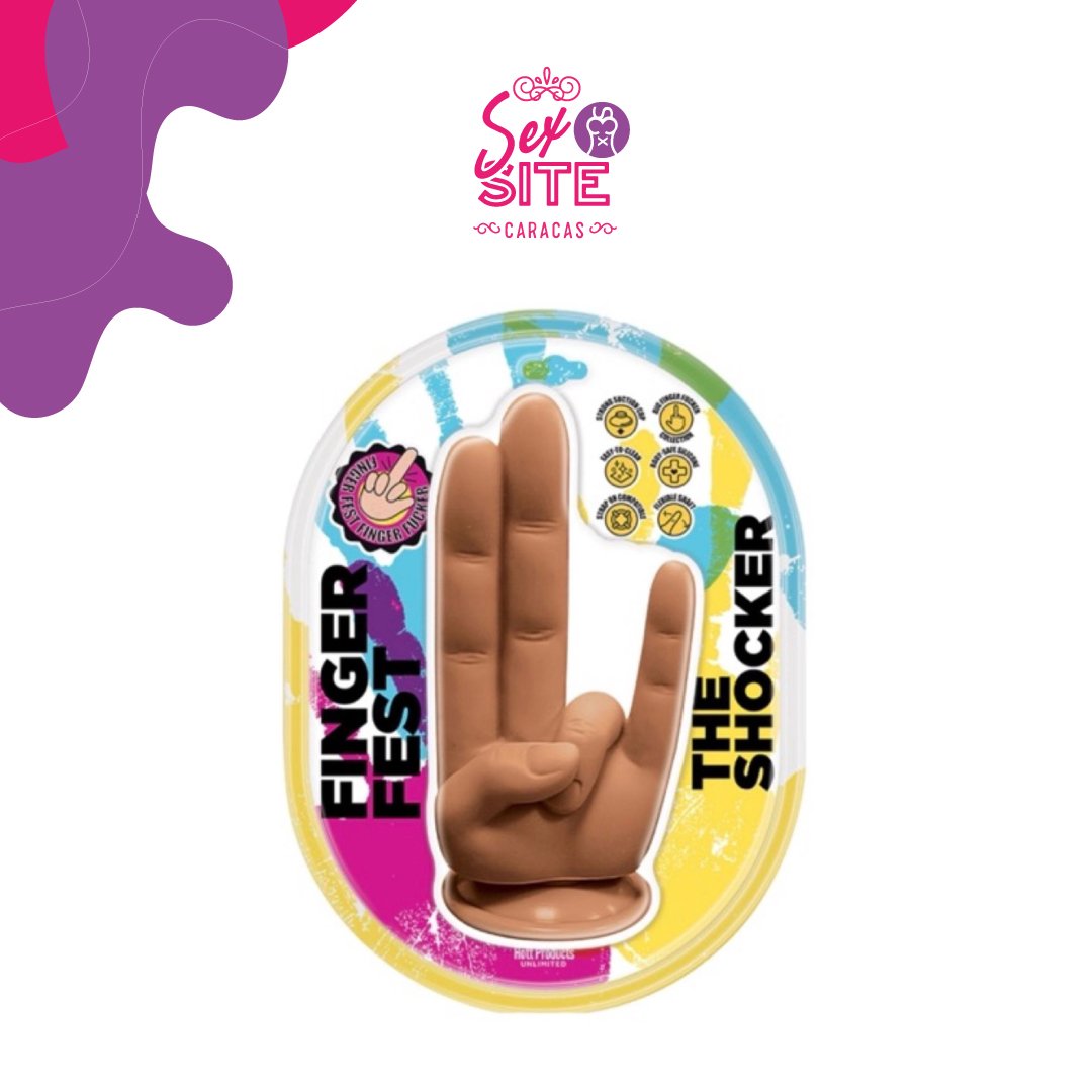 Finger Fest - The Shocker Silicone Dildo