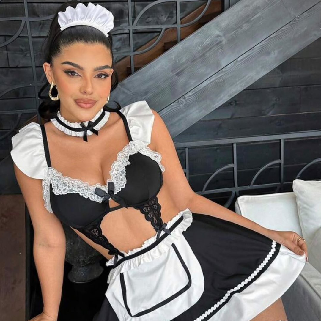 Conjunto Seductor de Sirvienta Pícara