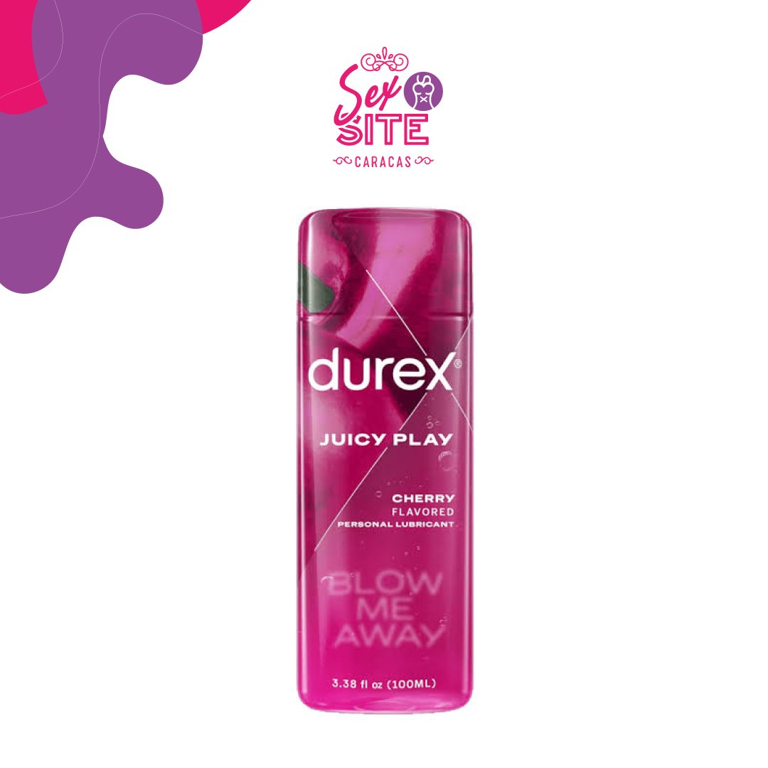 Lubricante Saborizado Durex Juicy Play Blow Me Away - Cereza (100 ml)