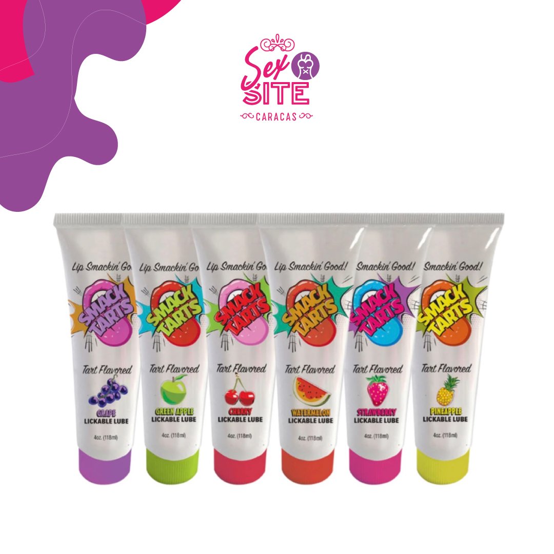 Lubricante Comestible Saborizado Smack Tarts Lickable Lube (4 oz)